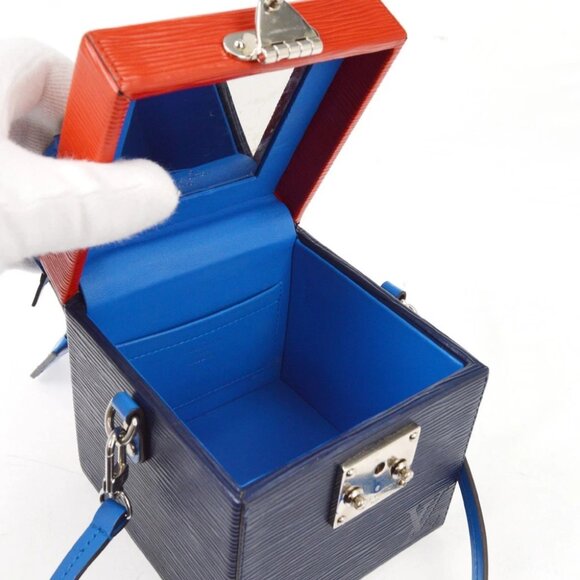 Louis Vuitton Tricolor Epi Breaker Box 2way Vanity Handbag M52466 PL0199 NQ00801 - Picture 4 of 9